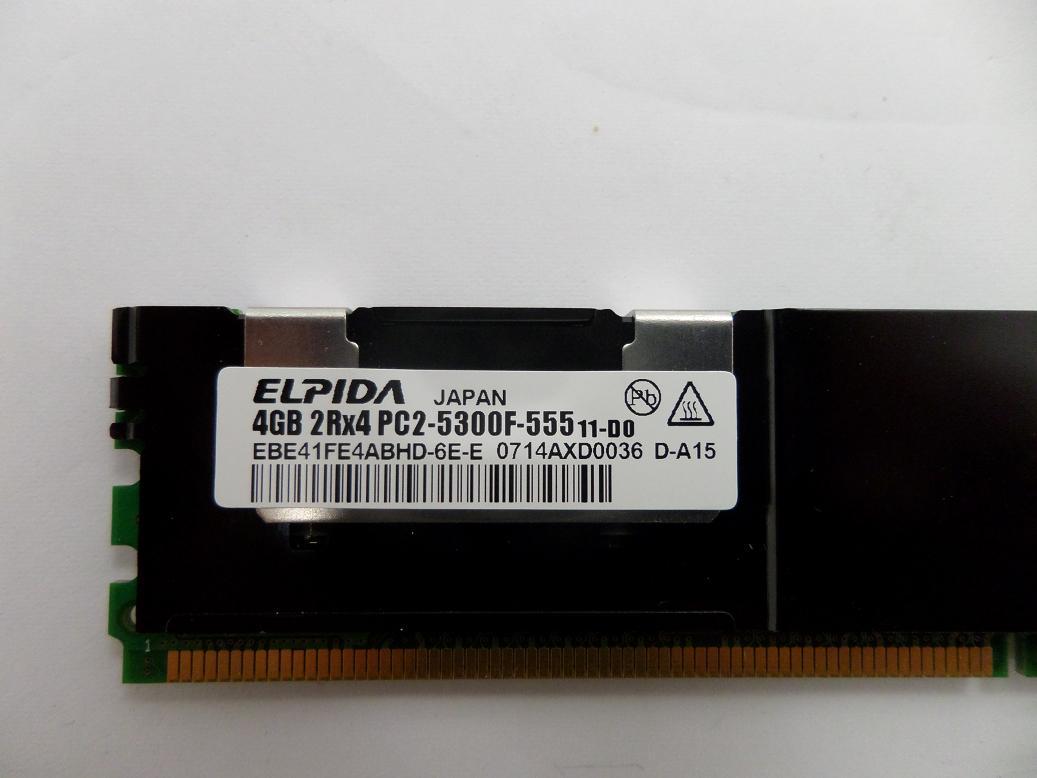 Elpida IBM 4GB PC2-5300 DDR2-667MHz 240-Pin ( EBE41FE4ABHD-6E-E BPA 41Y2845 39M5797 ) REF