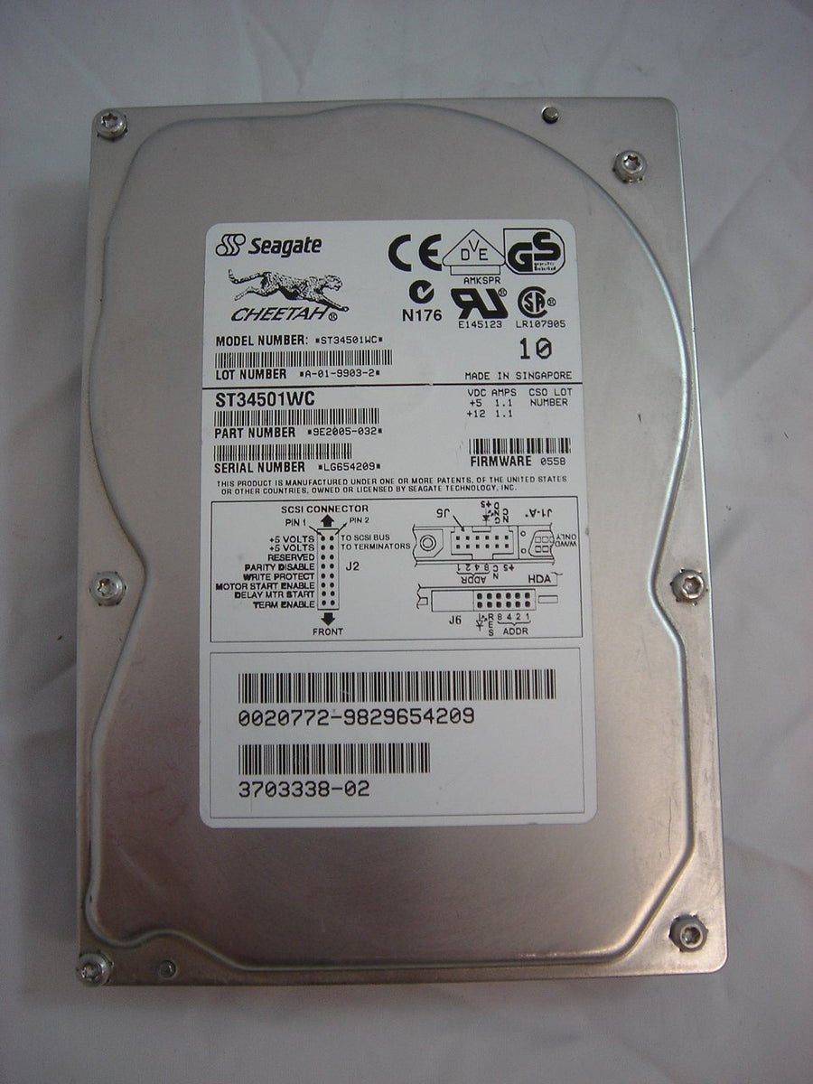 PR04371_9E2005-032_SUN Seagate 4.5Gb SCSI 80 Pin 3.5in HDD - Image2