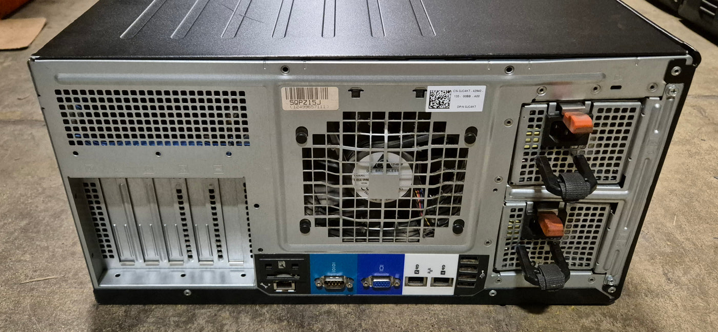 Dell PowerEdge T310 4GB RAM Xeon 2.67GHz NO HDD NO OS Dual PSU WinSVR 2008 COA ( E09S ) USED Damaged Plastics 