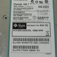 PR17543_9X3006-628_Seagate Sun 73GB SCSI 80 Pin 10Krpm 3.5in HDD - Image3