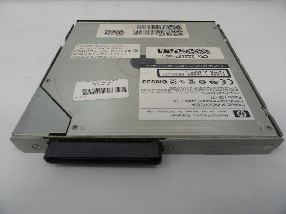 PR17454_1977047N-C7_Teac HP Black 5.25in Slimline CD-ROM Drive - Image2