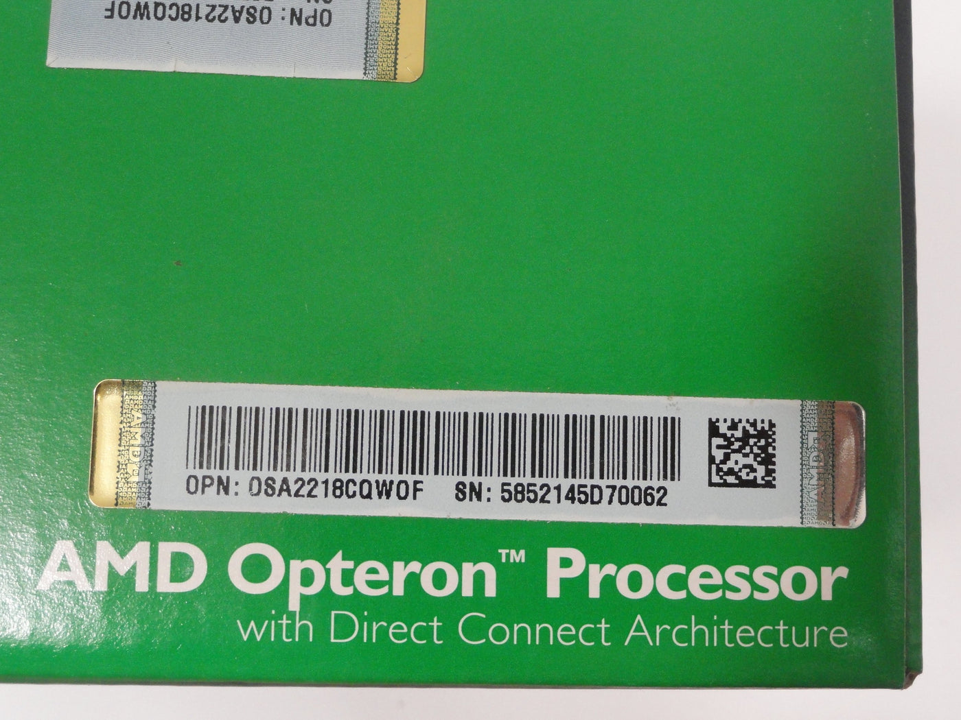 PR13233_OSA2218GAA6CQ_AMD Opteron 2.6GHz Processor - Image2