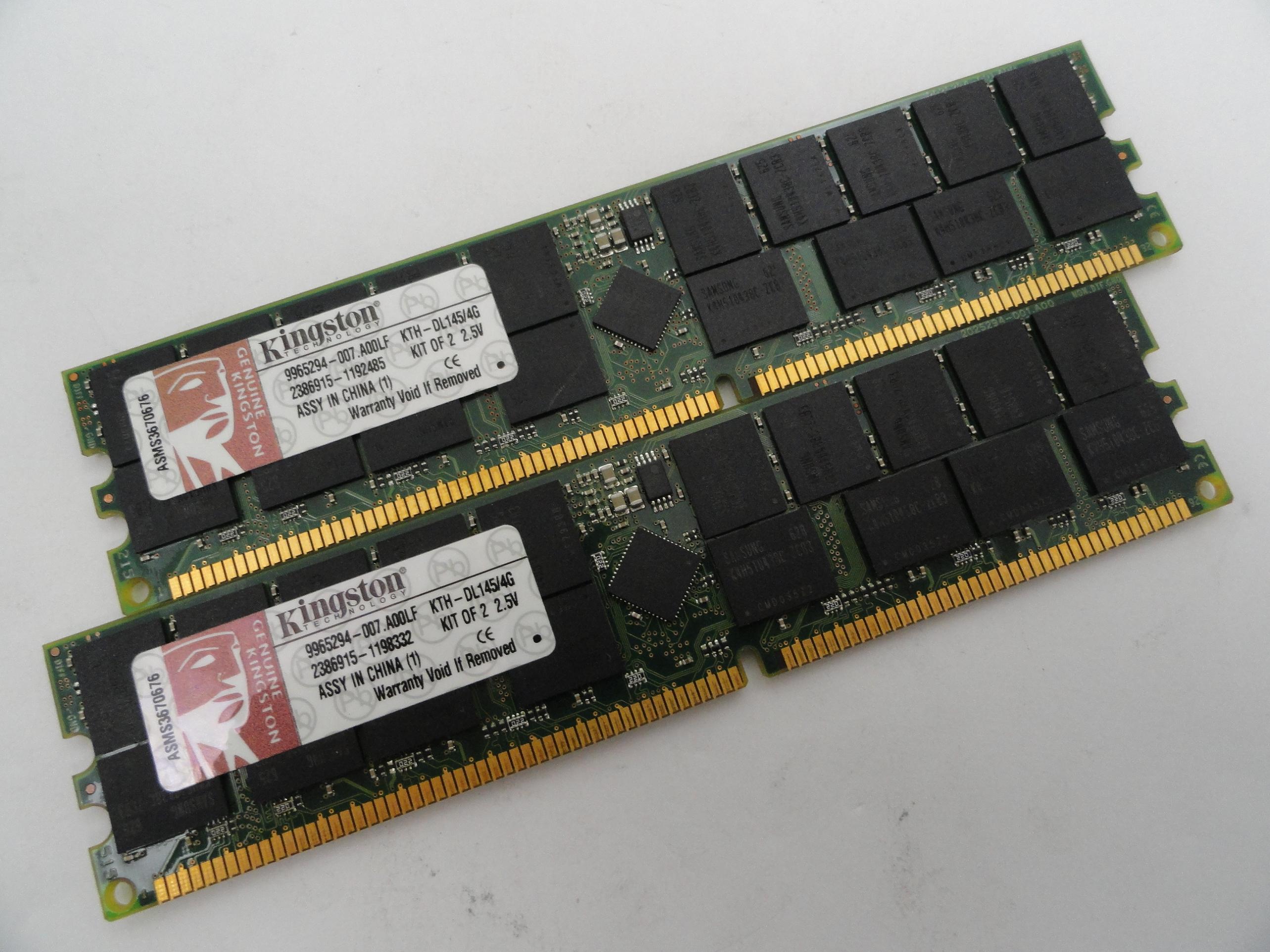 Kingston 4Gb (2X 2Gb) DDR-400 ECC Reg RAM Kit