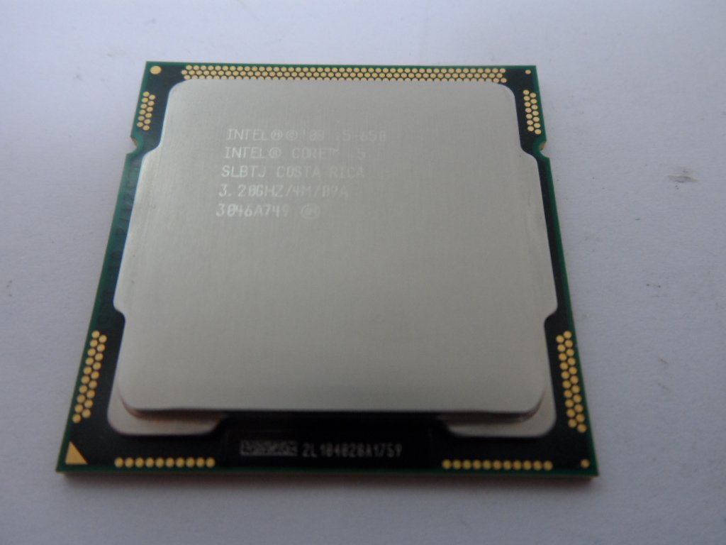 Intel i5-650 3.20Ghz 2.5GT/s 4MB LGA1156 Dual Core CPU ( SLBTJ ) REF