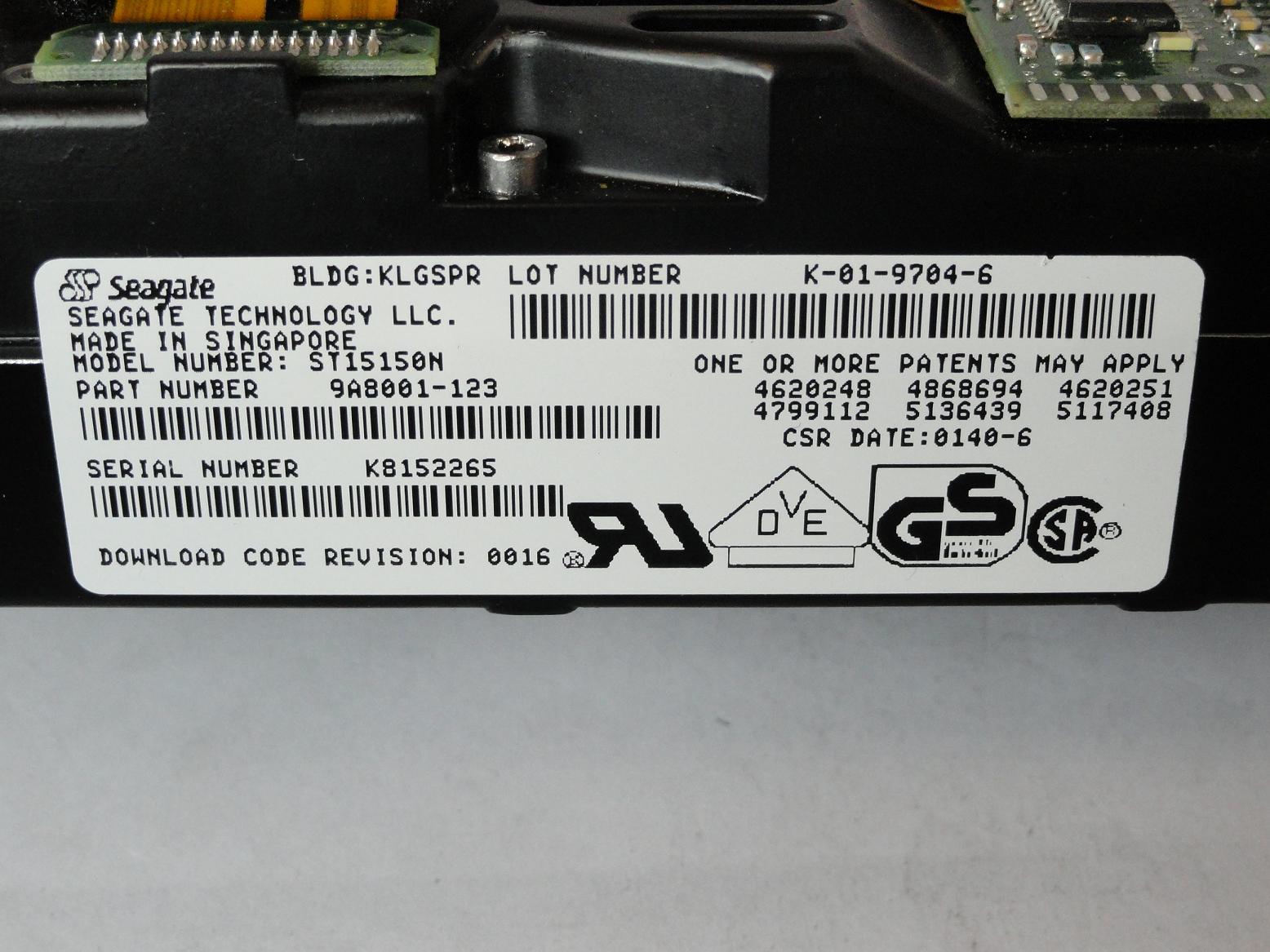 PR23159_9A8001-123_Seagate Digital 4.3GB SCSI 50Pin 7200rpm 3.5in HDD - Image4