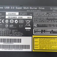 Lenovo USB 2.0 Super Multi-Burner Drive DVD+R ( 40Y8671, 40Y8693, 40Y8694 ) NOB 