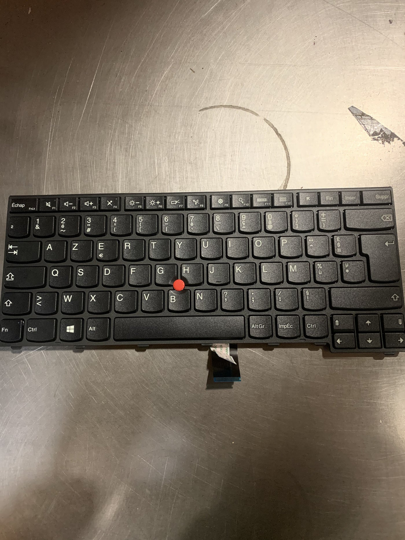 WishingDeals Laptop FR French Keyboard for Lenovo  (04Y2592 00HW887 04Y0873 0C02264 CS13T-FRA CS13T NOB)