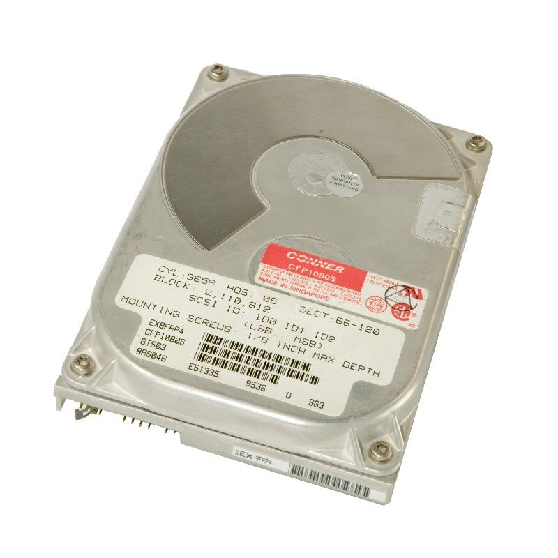 Seagate Conner 1.08GB SCSI 50 Pin 5400rpm RECERTIFIED HDD ( 9E5001-005 ST31080N CFP1080S ) USED