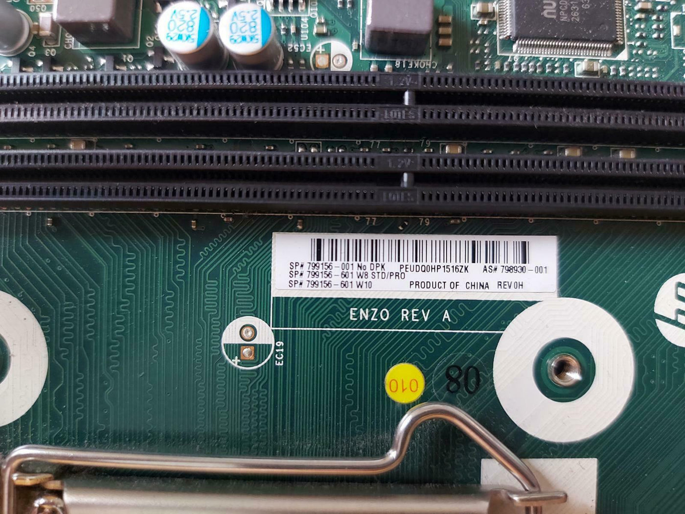 HP MS-7A02 VER1.0 ProDesk 400 G3 SFF Motherboard LGA1151 ( 798930-001 799156-001 ) REF