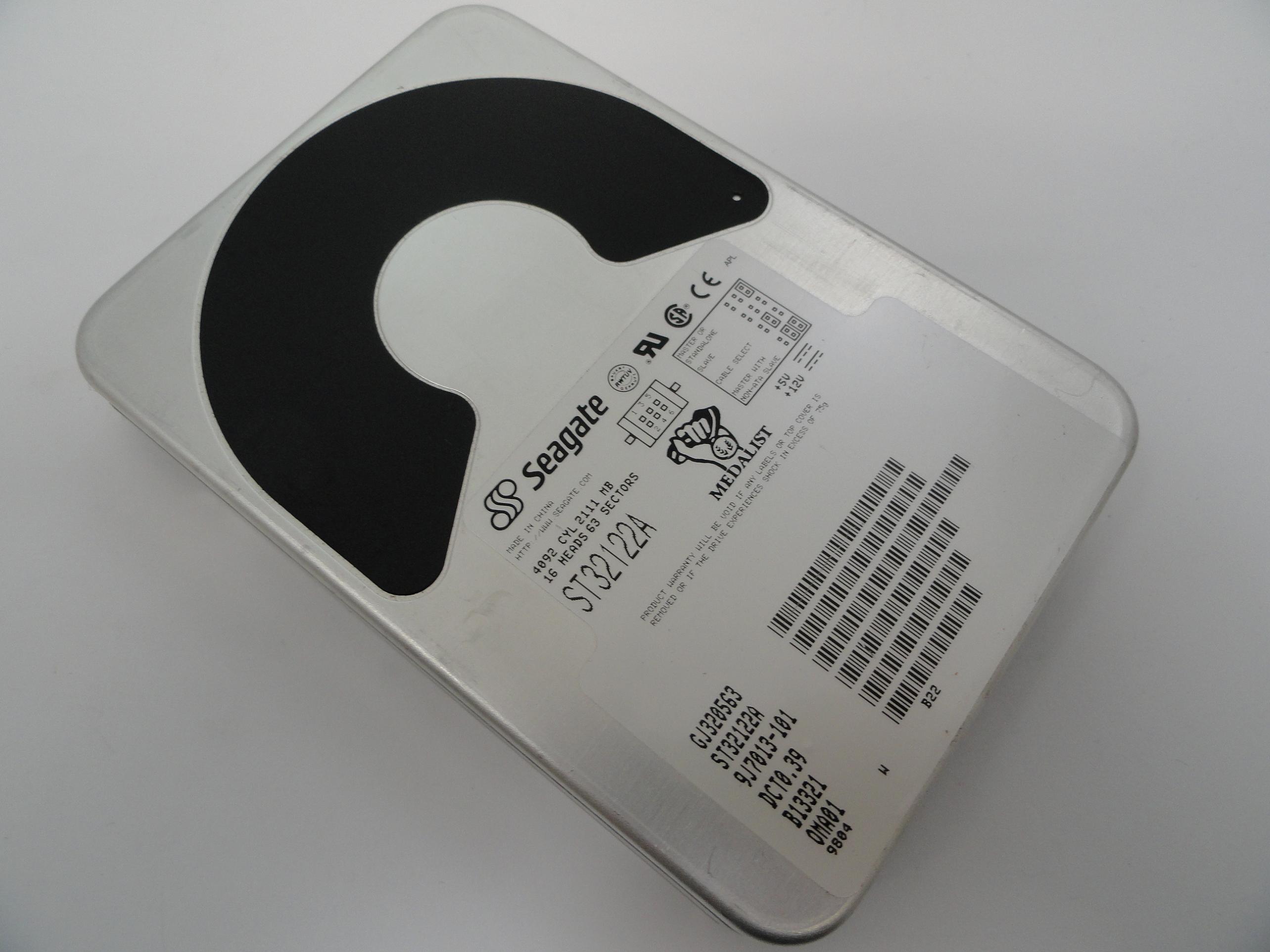 9J7013-101 - Seagate 2.1Gb IDE 3.5in 5400rpm Hard Drive - Refurbished