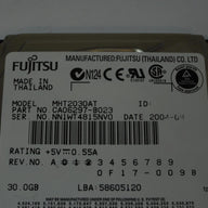 PR15154_CA06297-B023_Fujitsu 30GB IDE 4200rpm 2.5in HDD - Image3