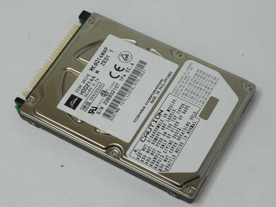 MK6014MAP - Toshiba 6GB IDE 4200rpm 2.5in HDD - Refurbished