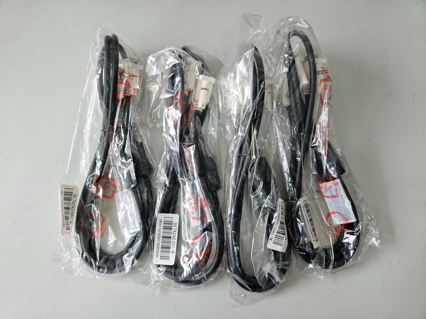 JOBLOT x4 Dell DVI-D M-M 6ft Digital Video Cable ( 50.7A2A0.001-R ) NEW