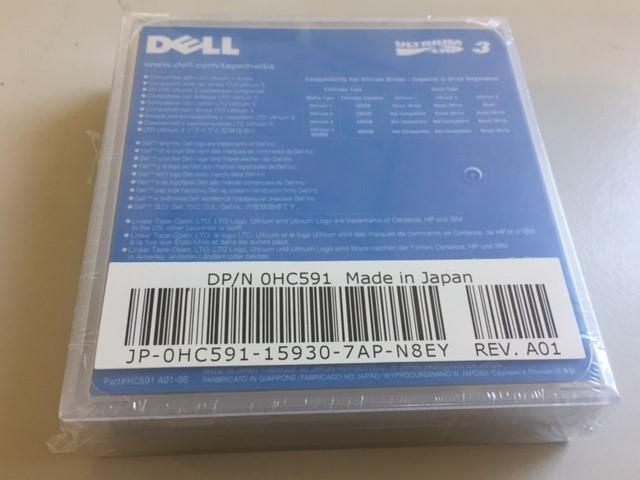 Dell LTO3 Ultrium 400/800GB Dat Tape (0HC591 HC519)