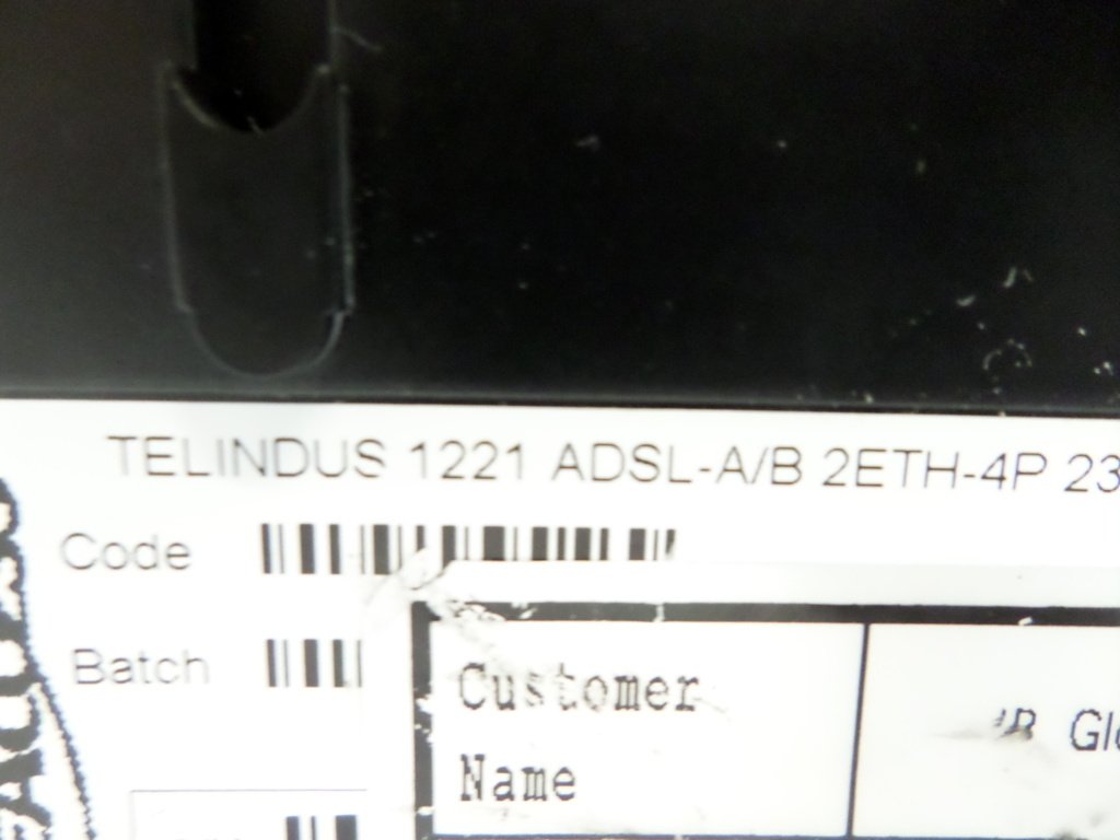Telindus Router ADSL A/B 2ETH-4P | OneAccess Networks Telindus 1221 ADSL Router | USED ...