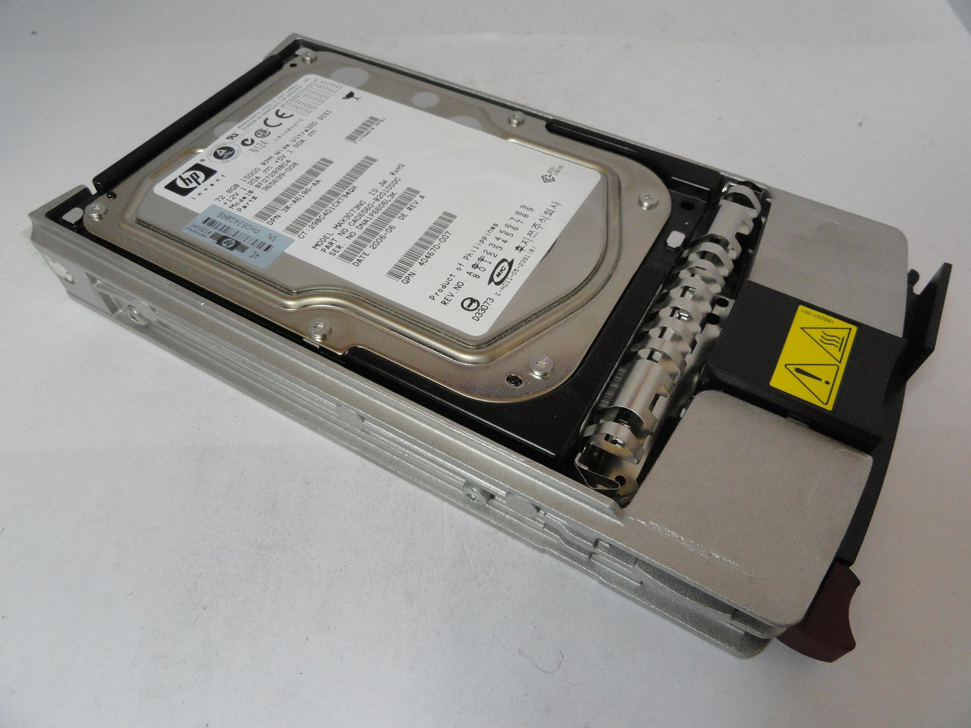 PR21717_CA06560-B20100DC_Fujitsu HP 72.8GB SCSI 80 Pin 15Krpm 3.5in HDD - Image3