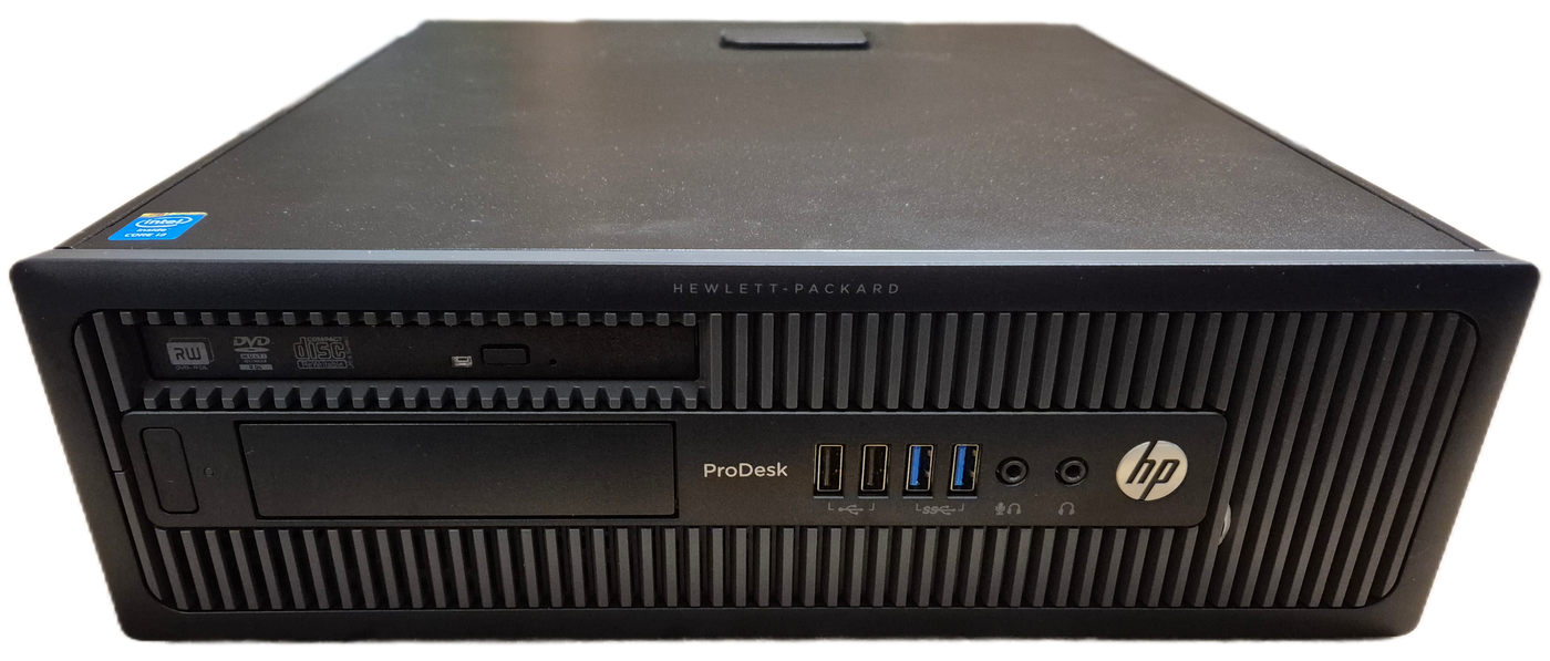HP ProDesk 600 G1 SFF 500GB HDD DVD 4GB RAM i3-4130 3.4GHz NO OS w/ k.board ( E4256ET#ABU ) USED