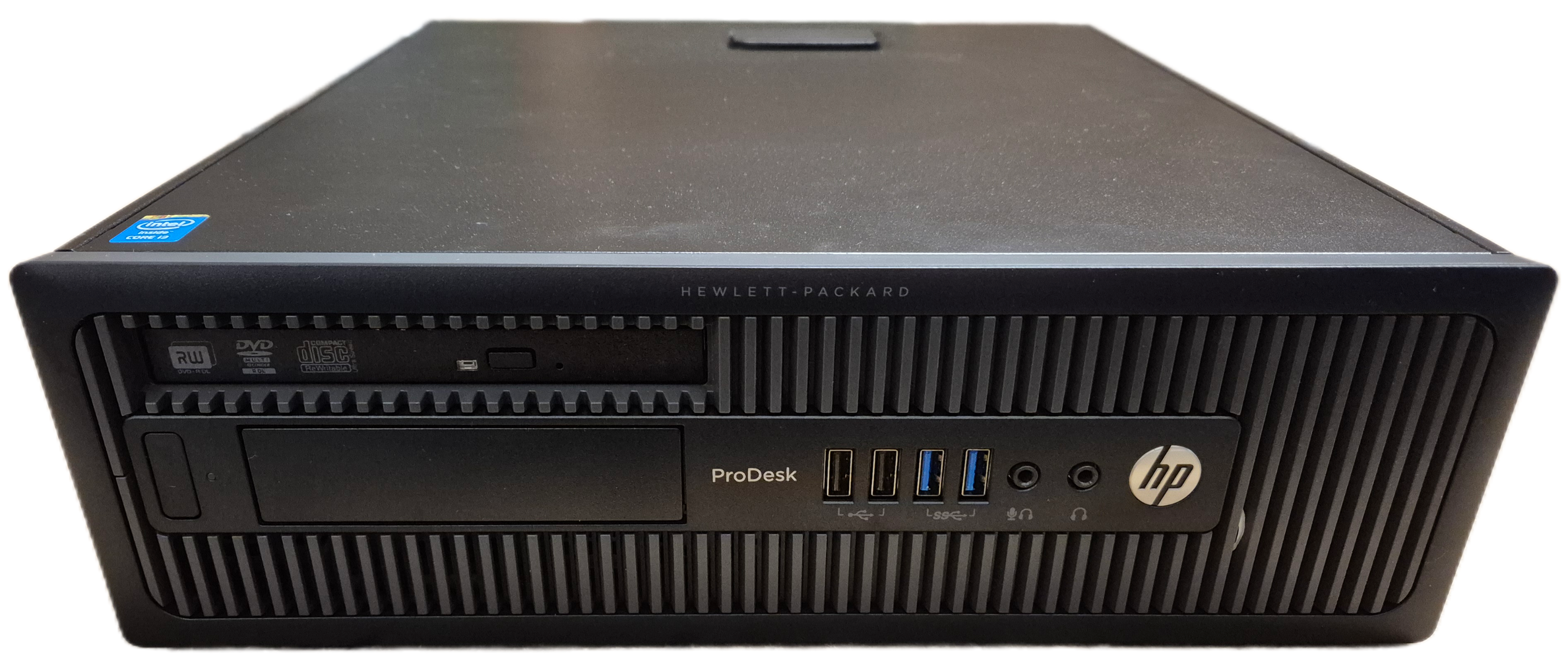 HP ProDesk 600 G1 SFF 500GB HDD DVD 4GB RAM i3-4130 3.4GHz NO OS w/ k.board ( E4256ET#ABU ) USED