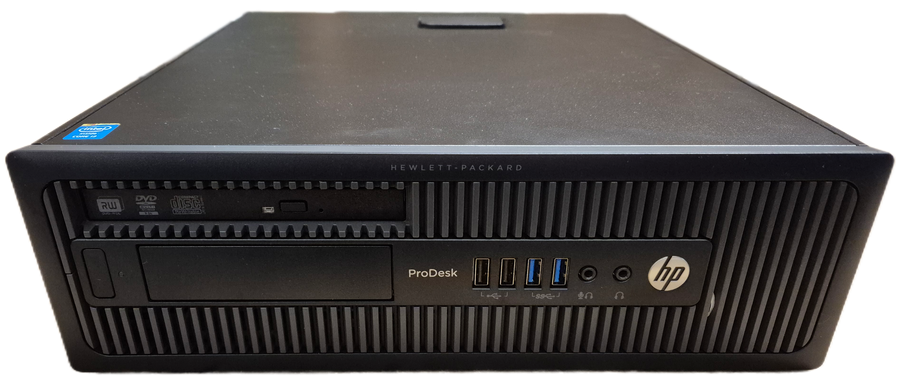 HP ProDesk 600 G1 SFF 500GB HDD DVD 4GB RAM i3-4130 3.4GHz NO OS w/ k.board ( E4256ET#ABU ) USED