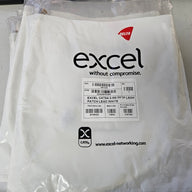 Excel Cat6A 0.5M FFTP LSOH Patch Lead White 10PK ( 100-224 ) NEW
