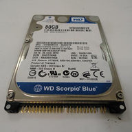 PR02854_WD800BEVE-22UYT0_Western Digital 80Gb IDE 5400rpm 2.5in HDD - Image2