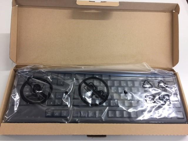 Dell  Quietkey USB - AZERTY Black French Keyboard (KB-212B 0DJ497 New)