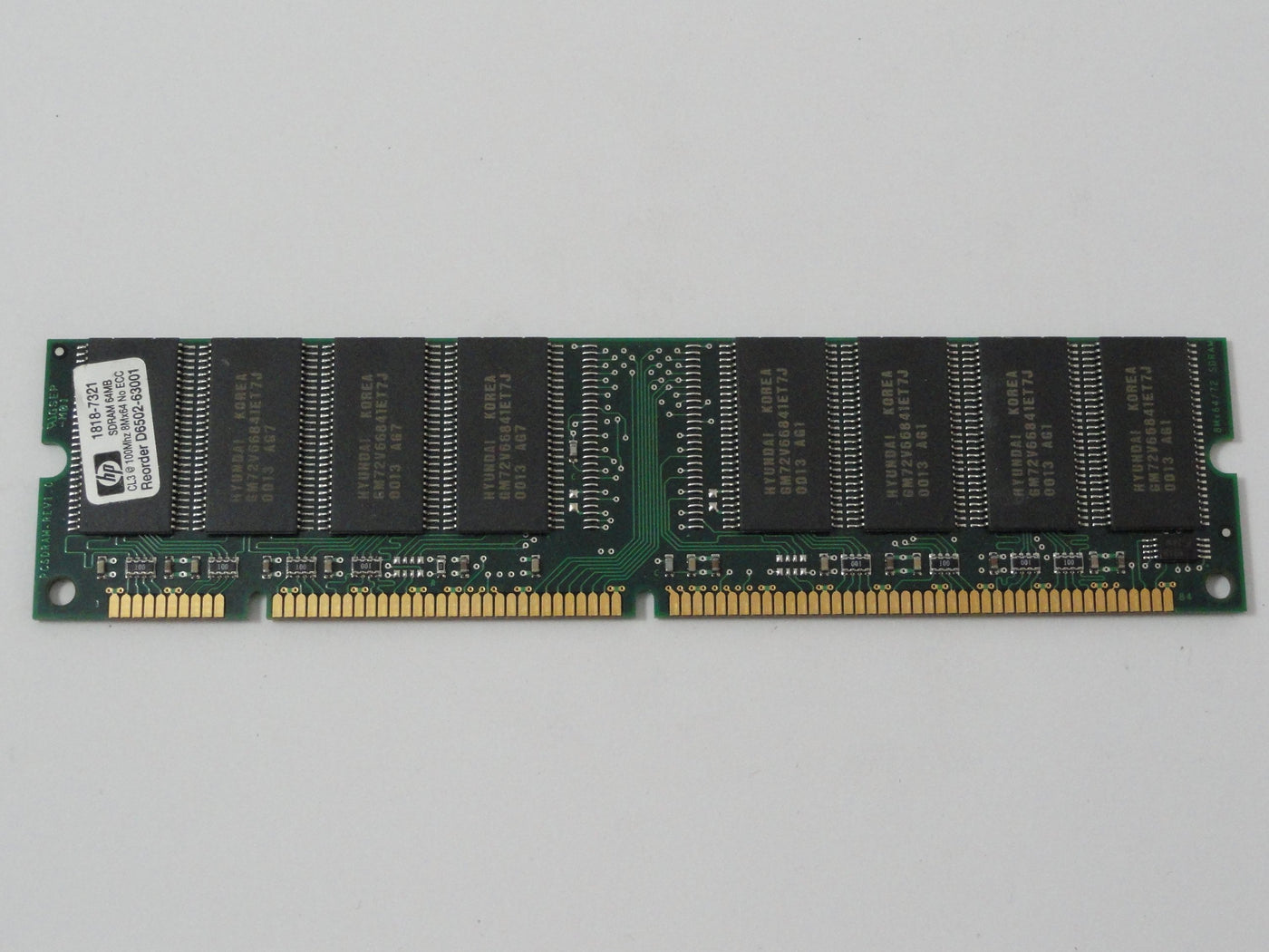 1818-7321 - HP 64MB 168Pin PC100 CL2 SDRAM DIMM - Refurbished
