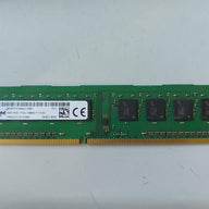 Micron 4GB PC3-12800 DDR3-1600MHz non-ECC Unbuffered CL11 240-Pin DIMM 1.35V Low Voltage Single Rank Memory Module (MT8KTF51264AZ-1G6E1)