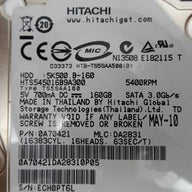 PR23439_0A70421_Hitachi 160GB SATA 5400rpm 2.5in HDD - Image3