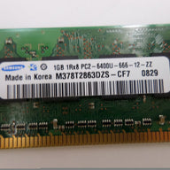 PR24444_M378T2863DZS-CF7_Samsung 1GB PC2-6400 CL6 8c 128x8 1Rx8 UDIMM - Image4