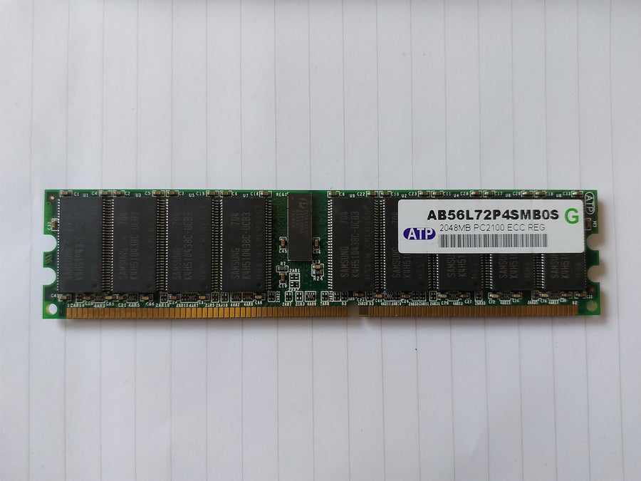 ATP 2GB PC2100 266MHz ECC Registered DDR Server RAM RIMM Memory Module (AB56L72P4SMB0S)
