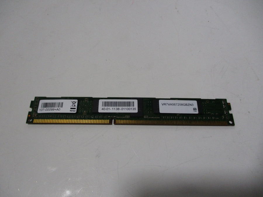 NetApp 2GB PC3-6400 DDR3-800MHz ECC Reg CL6 240-Pin VLP DIMM ( 107-00099+A0 VR7VA567258GBZN3 ) REF
