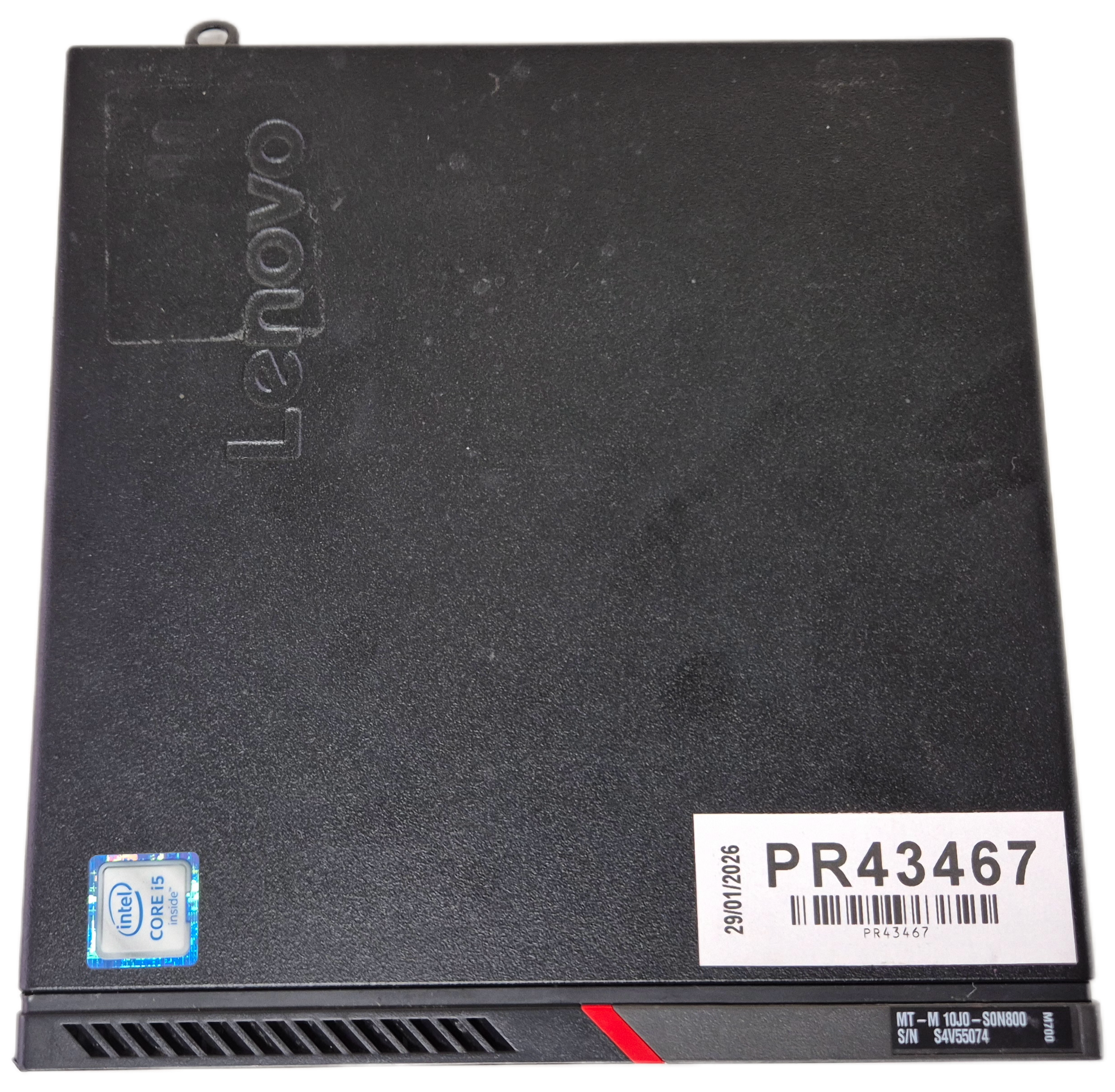 Lenovo ThinkCentre M700 240GB SSD 8GB RAM i5-6500T 2.5GHz NO OS ( 10J0-S0N800 ) USED