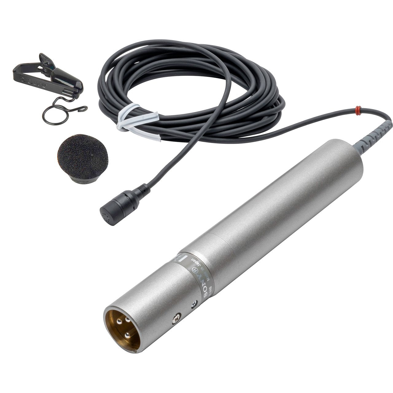 Sony Omni-Directional Lavalier Electret Condenser Microphone ( ECM-44B ) NOB