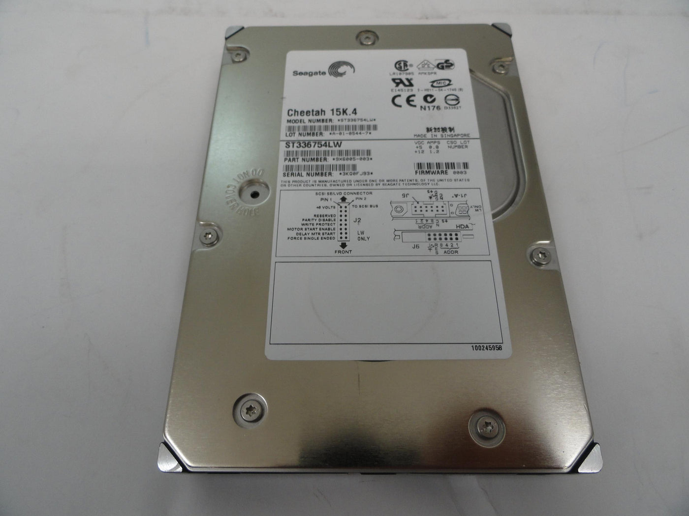 PR18915_9X6005-003_Seagate 36GB SCSI 68 Pin 15Krpm 3.5in HDD - Image3