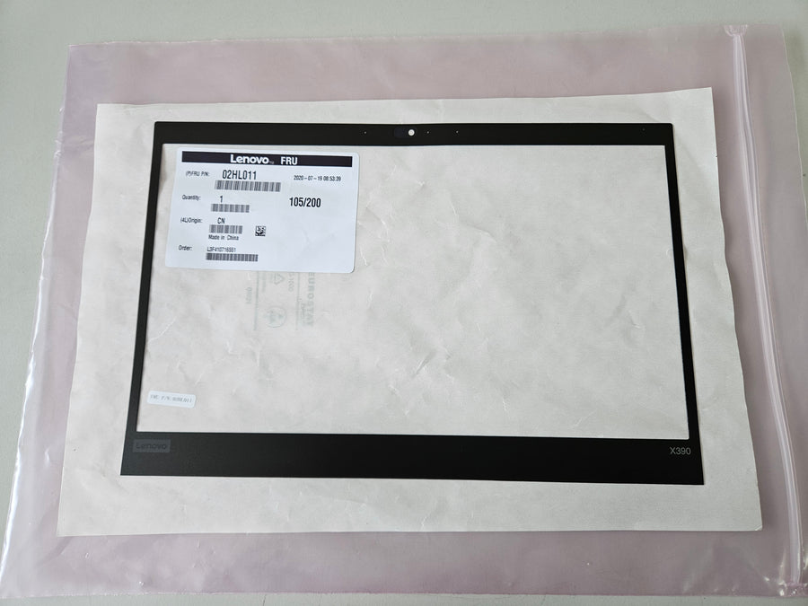 Lenovo ThinkPad X390 Front LCD Screen Lid Display Bezel ( 02HL011 ) NEW