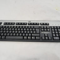 HP Carbon Silver PS2 UK STANDARD KEYBOARD ( 382641-031 KB-0316  HP )