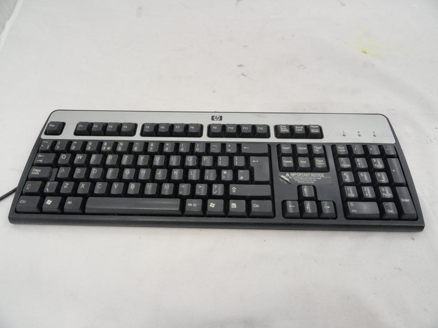 HP Carbon Silver PS2 UK STANDARD KEYBOARD ( 382641-031 KB-0316  HP )
