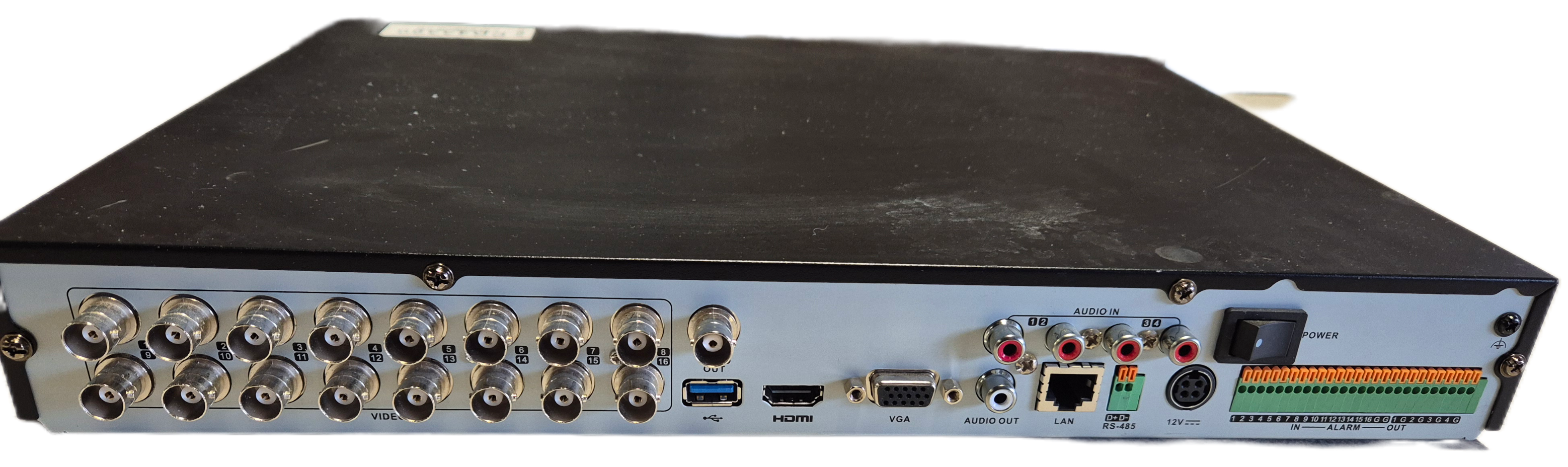 HIKVision 16 Channel Embedded Net DVR NO HDD - passwords reset NO PSU ( DS-7216HUHI-K2 ) USED