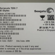 Seagate 40Gb SATA 7200rpm 3.5in HDD ( ST340111AS 9W2811-007 ) USED
