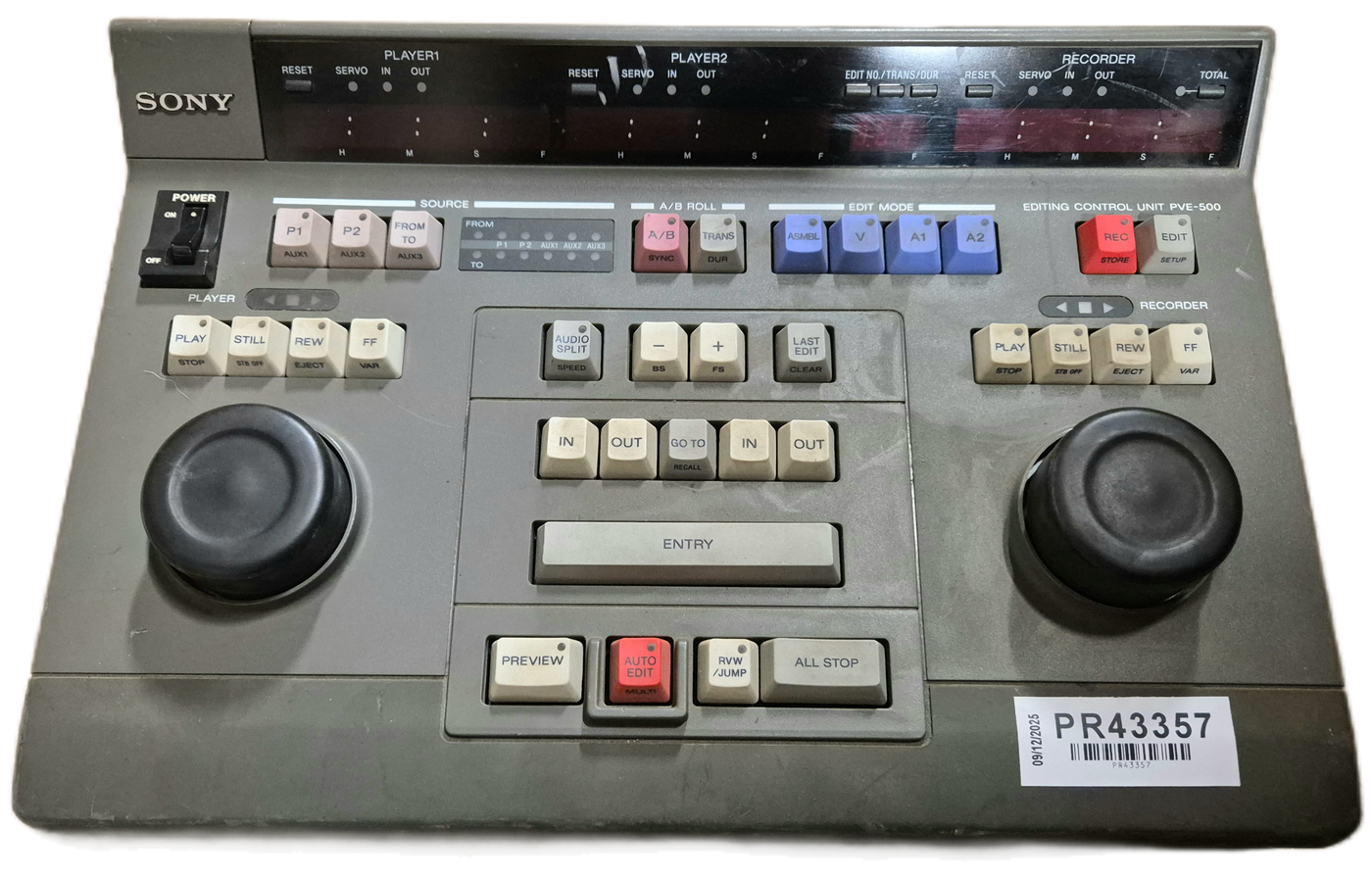 Sony Editing Control Unit ( PVE-500 ) USED