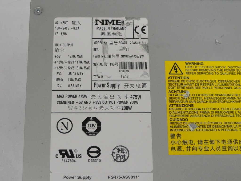 MC4690_300-1630_475W PSU for Sun Blade 2500 - Image3