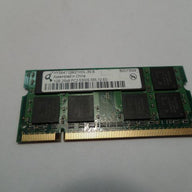 HYS64T128021HDL-3S-B - Qimonda 1GB 200p PC2-5300 CL5 16c 64x8 DDR2-667 2Rx8 1.8V SODIMM - Refurbished