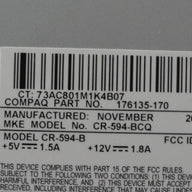 176135-170 - Compaq 48x IDE CD-ROM Drive, Grey  - Refurbished