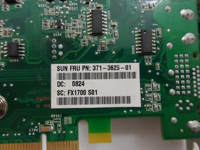 Sun/NVIDIA Quadro FX1700 PCI-e Graphics  Card