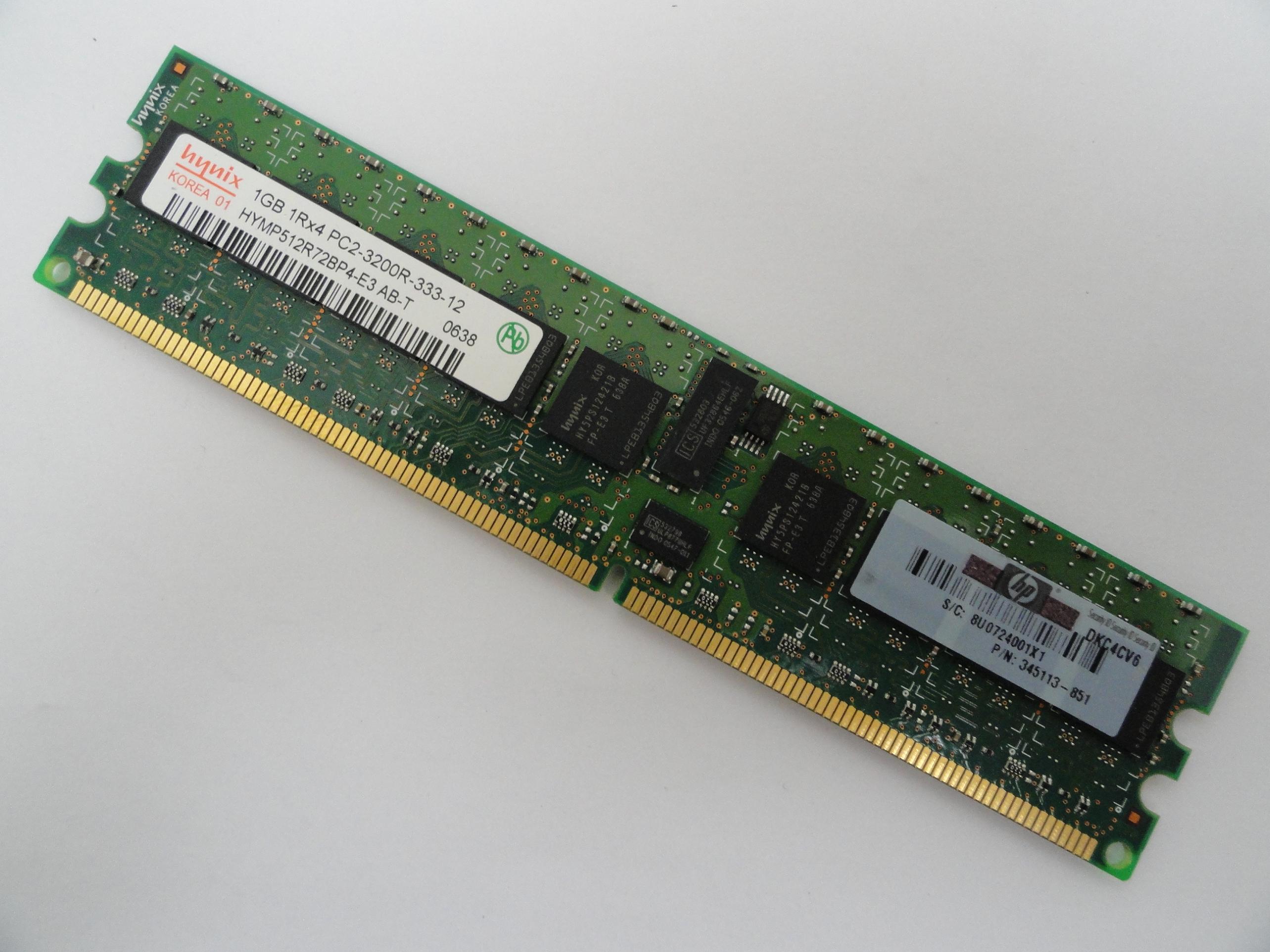 PR10884_HYMP512R72BP4-E3_Hynix HP 1Gb DDR2-400 PC2-3200R CL3 ECC Reg RAM - Image3