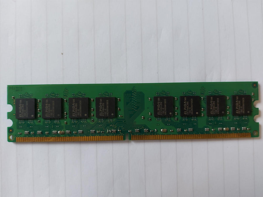 Kingston 1GB PC2-5300 667MHz NonECC Unbuffered CL5 240Pin DDR2 SDRAM DIMM Memory Module (KTD-DM8400B/1G 9905316-005)