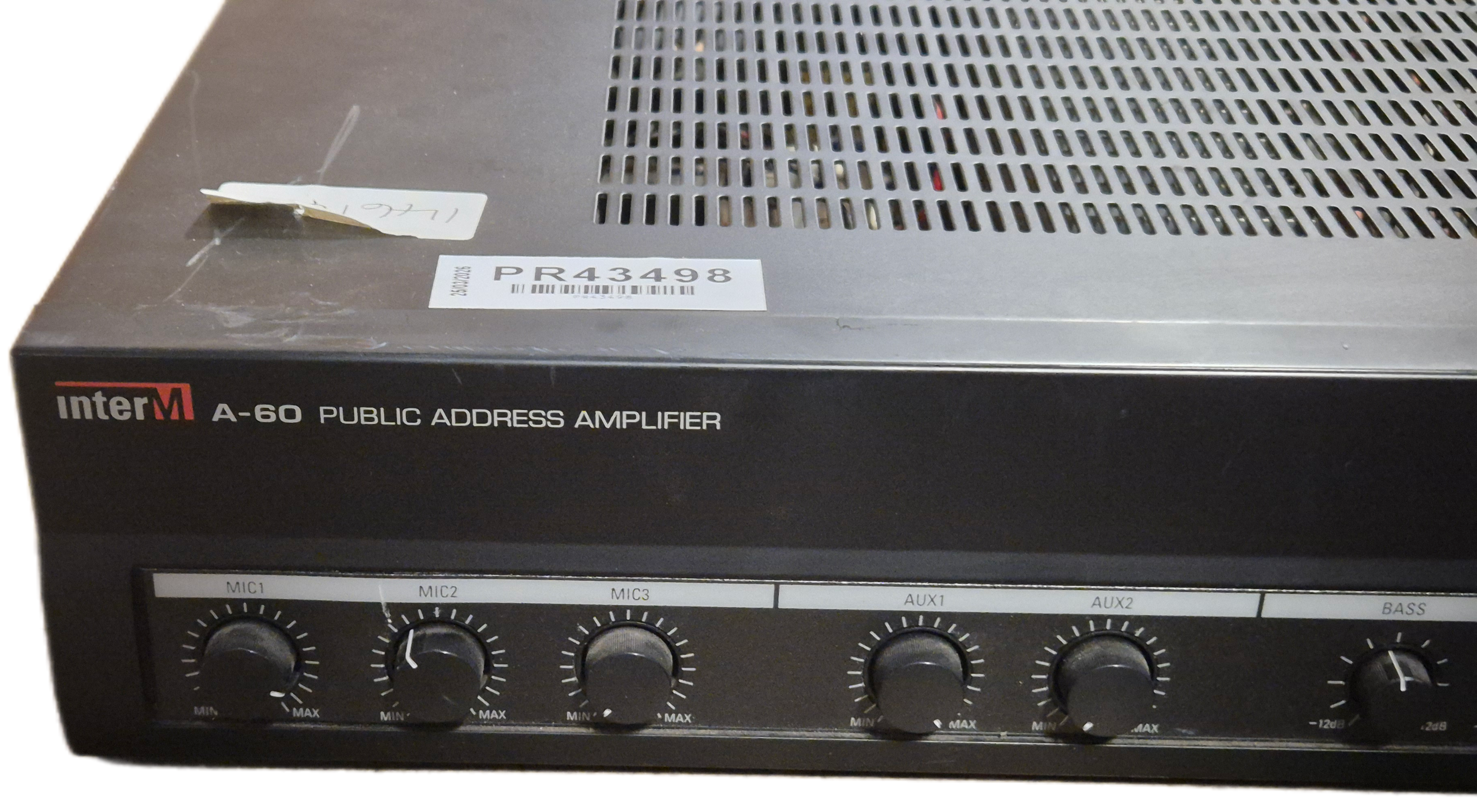 InterM A60 60W Public Address Amplifier ( NS A-60 ) USED