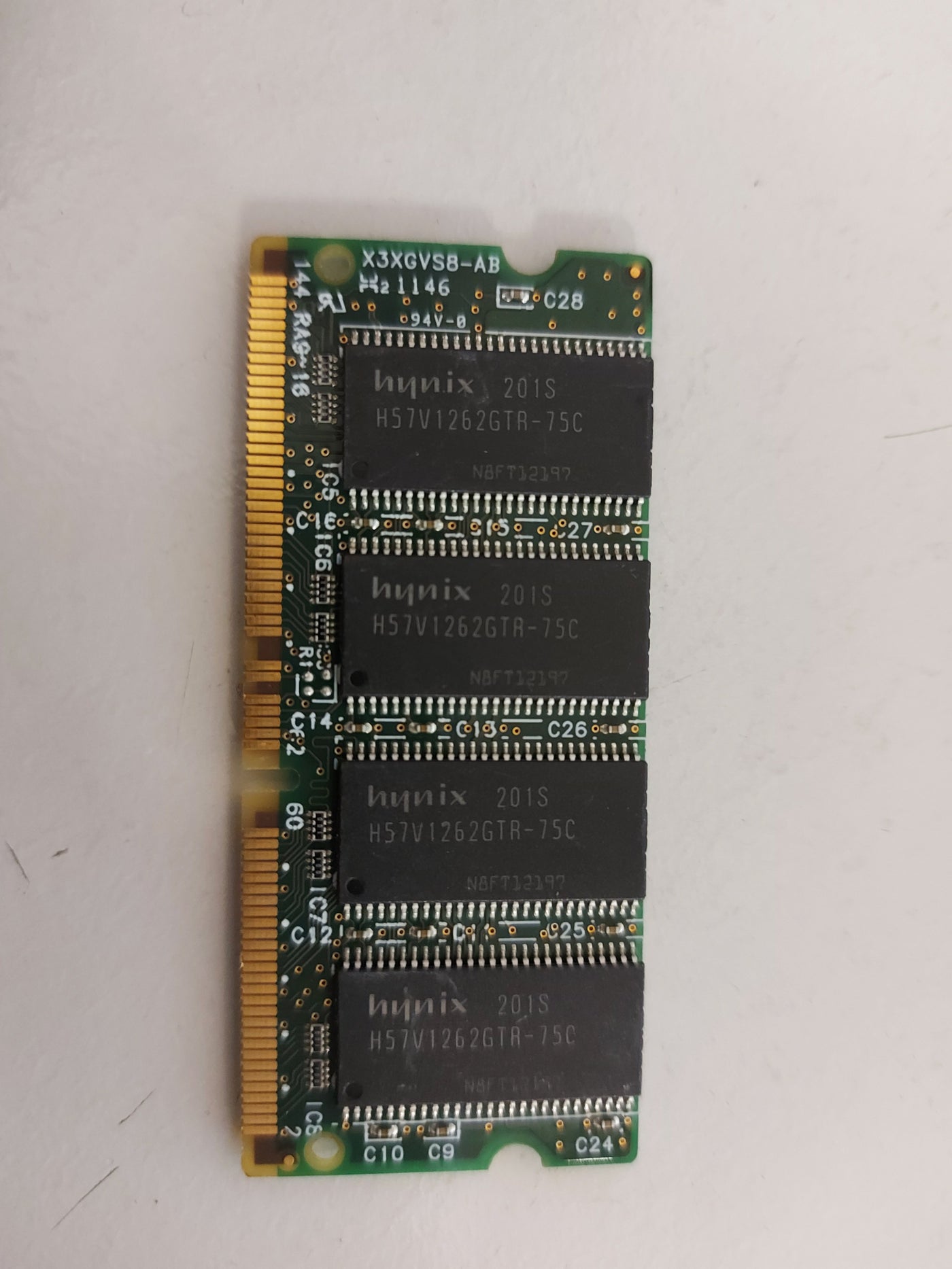 Buffalo 128MB 133MHz PC133S CL3 nonECC Unbuffered SDRAM SODIMM VNR133-D128HGJFX