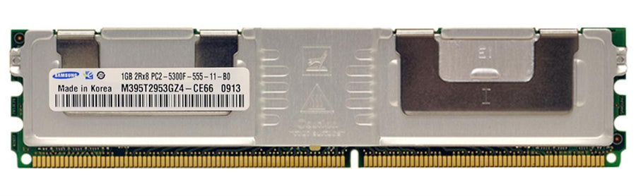 Samsung 1GB PC2-5300 DDR2-667MHz ECC Fully Buffered CL5 240-Pin DIMM ( M395T2953GZ4-CE66 ) REF